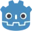 A free, open-source 2D and 3D game engine logo